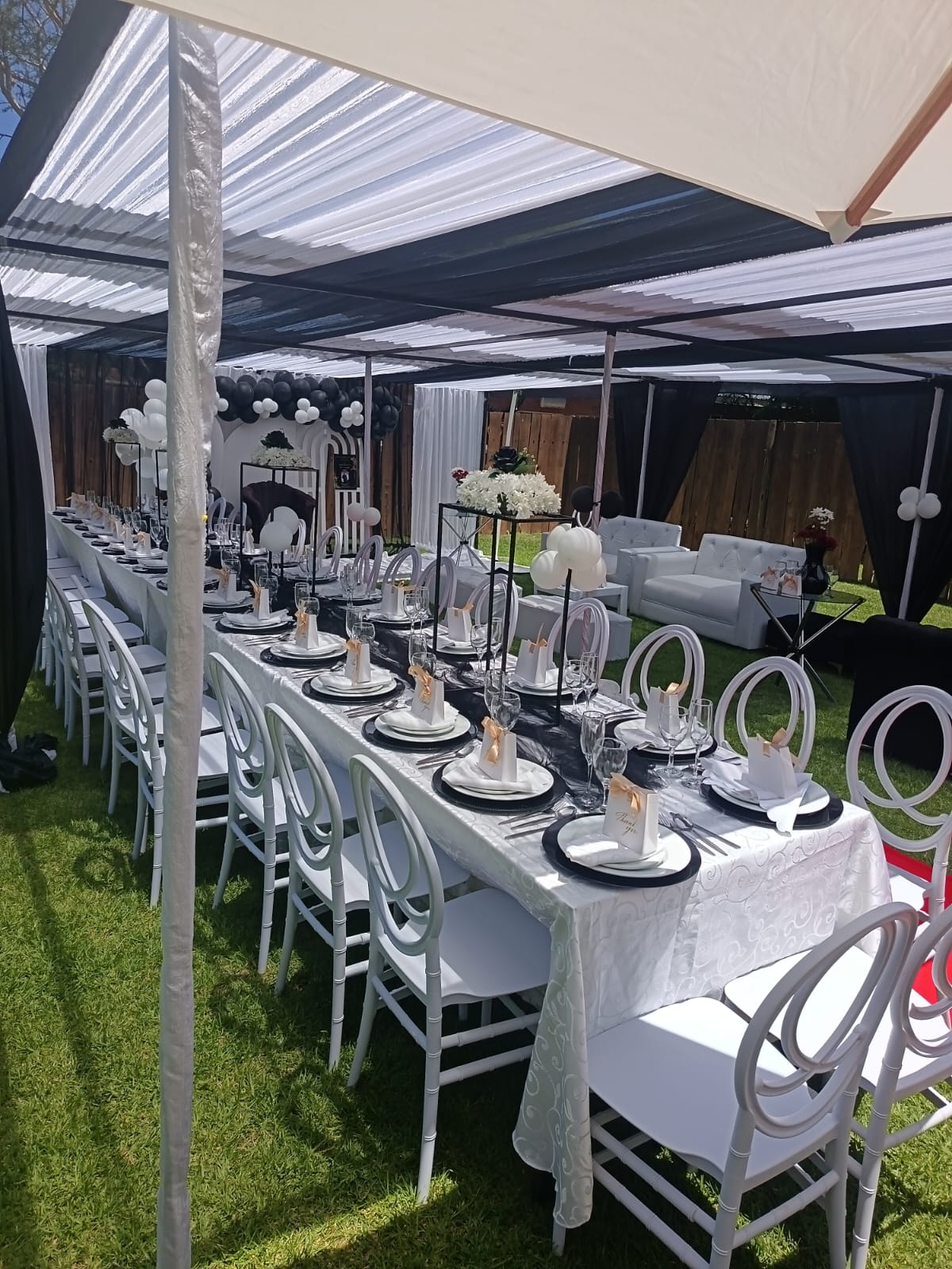 Elegant venue at Mogale Royal Gardens