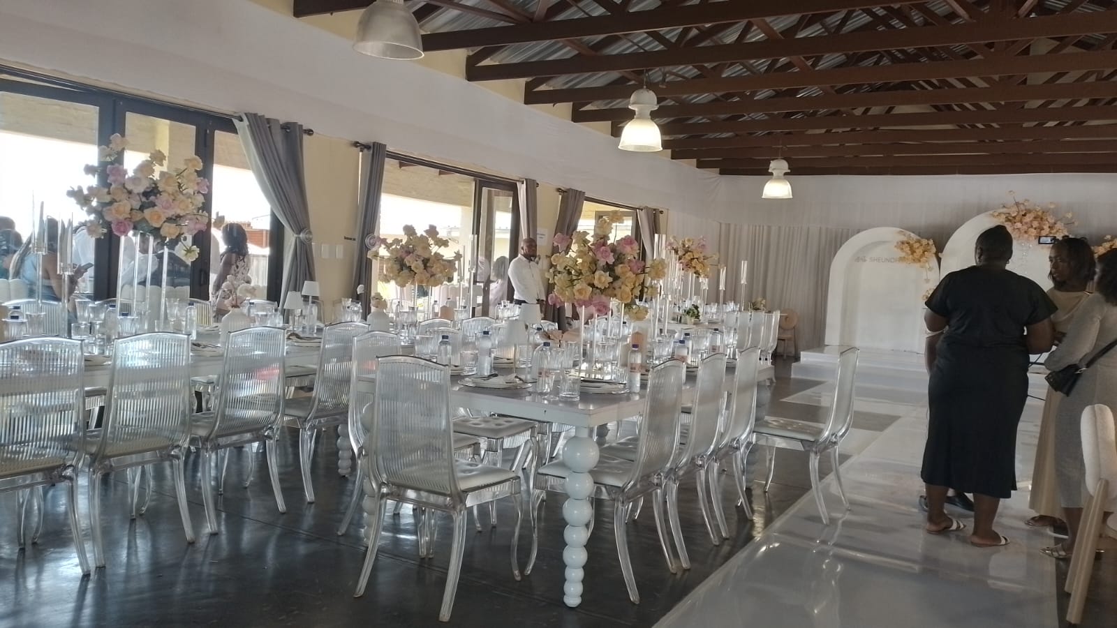 Elegant event details at Mogale Royal Gardens